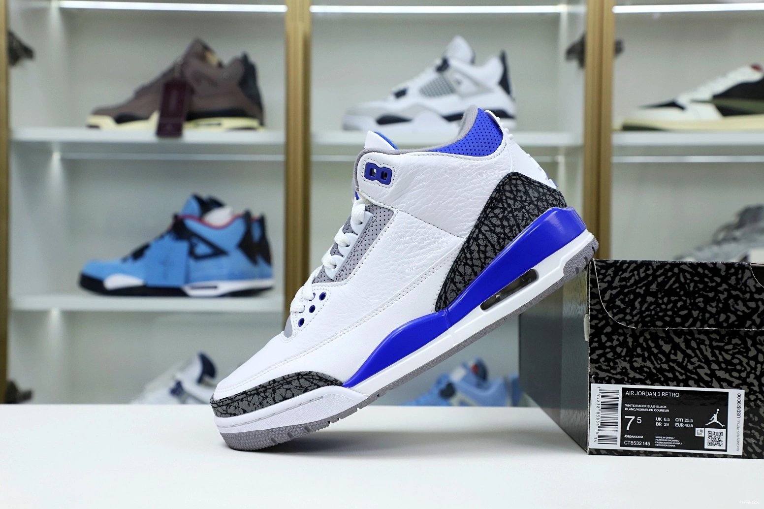 'RACER RETRO BLUE' (CT8532-145) 3 JORDAN AIR 1231